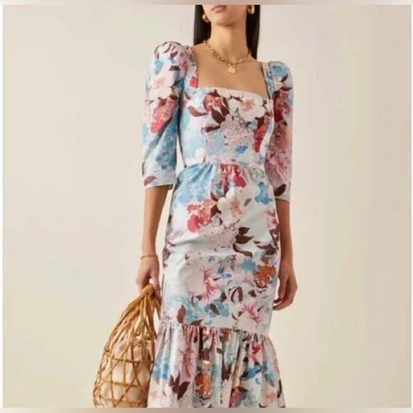 Cara Cara Dresses & Skirts - Cara Cara midi dress in Japanese floral